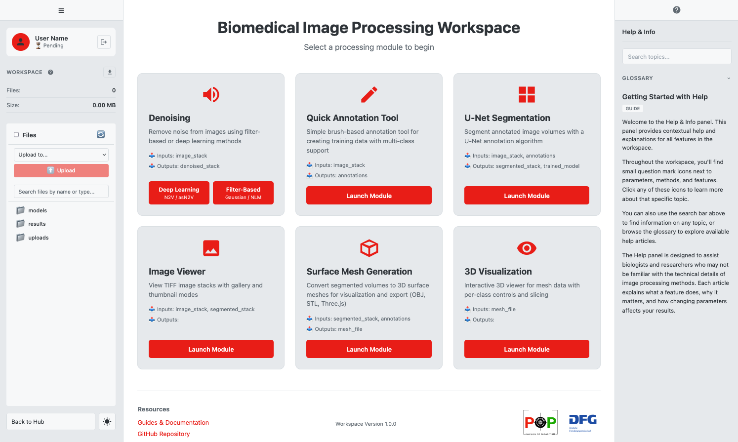 Workspace Layout