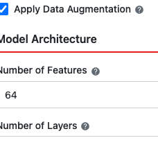 Screenshot: Help icon locations in the workspace