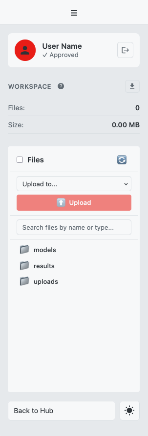 Screenshot: Complete sidebar showing all sections